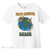 Save Mother Earth Retro Planet Floral Toddler T-Shirt thumb 0