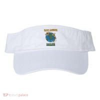 Save Mother Earth Retro Planet Floral Visor thumb 0