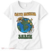 Save Mother Earth Retro Planet Floral Women's T-Shirt thumb 0