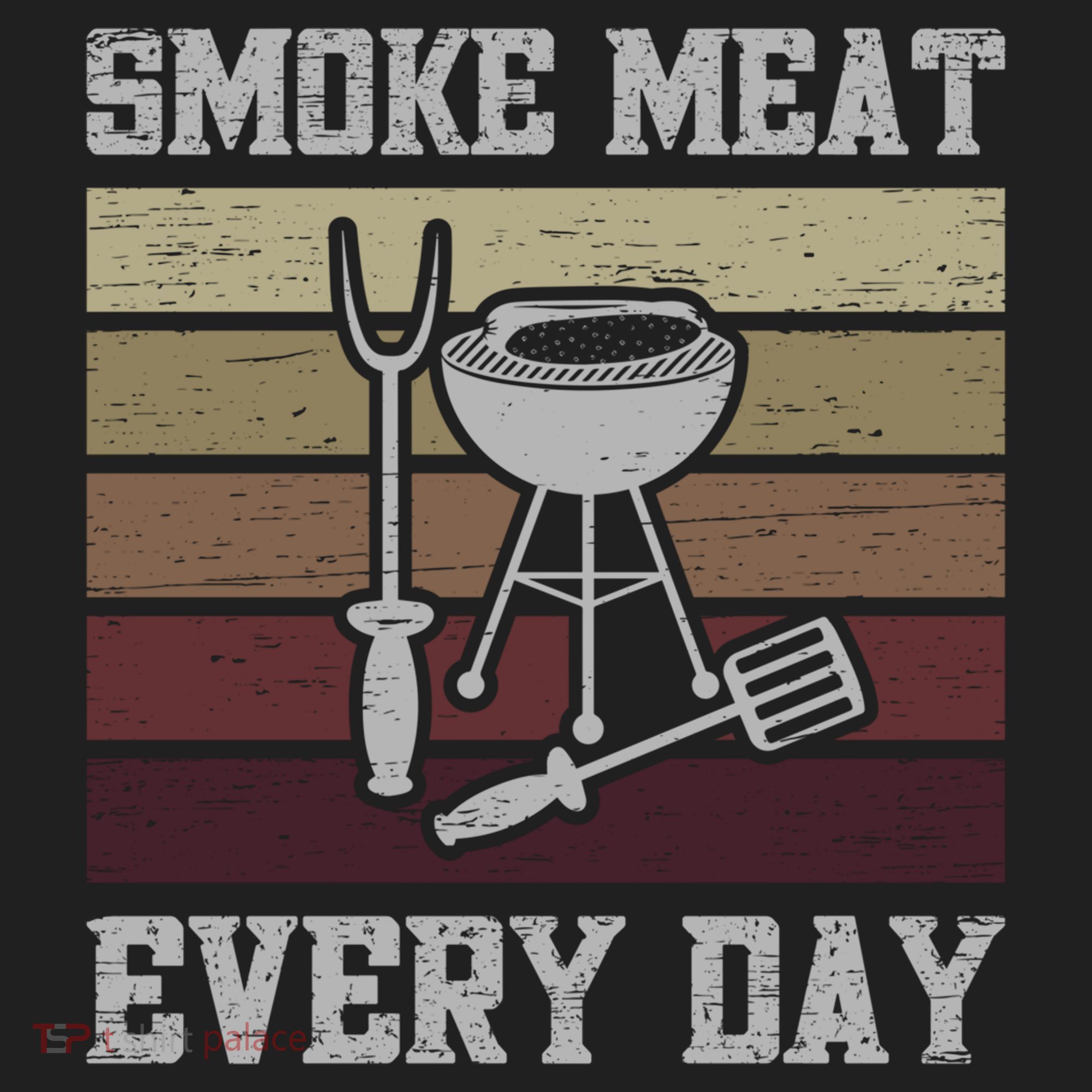 Smoke Meat Everyday Barbecue Grill Griller Grillfather Gift Women's Sweatshirt