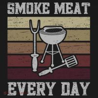 Smoke Meat Everyday Barbecue Grill Griller Grillfather Gift Bucket Hat thumb 4