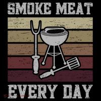 Smoke Meat Everyday Barbecue Grill Griller Grillfather Gift Coffee Mug thumb 5