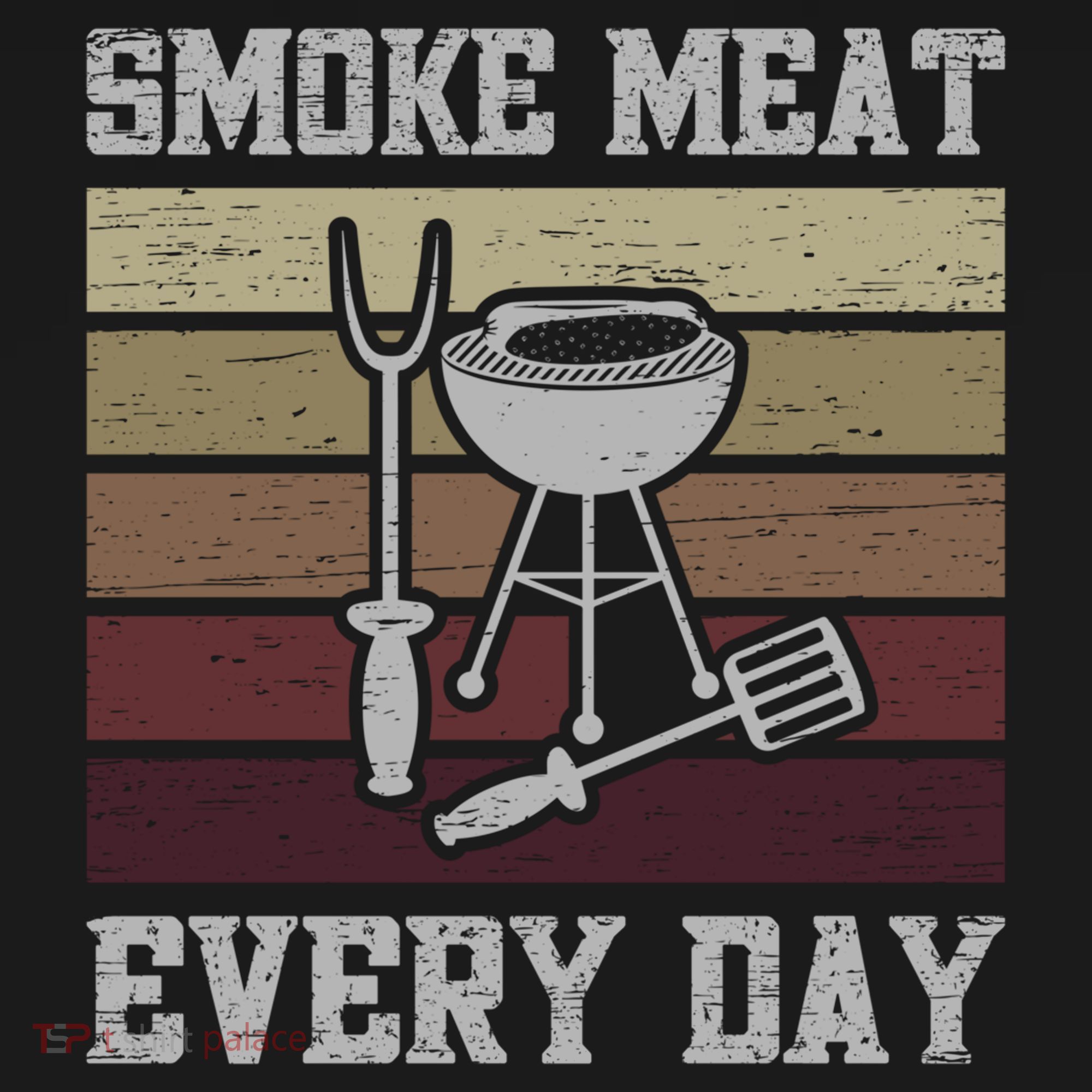 Smoke Meat Everyday Barbecue Grill Griller Grillfather Gift Women's Hoodie