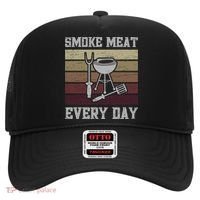 Smoke Meat Everyday Barbecue Grill Griller Grillfather Gift Hat thumb 0