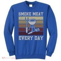Smoke Meat Everyday Barbecue Grill Griller Grillfather Gift Sweatshirt thumb 0