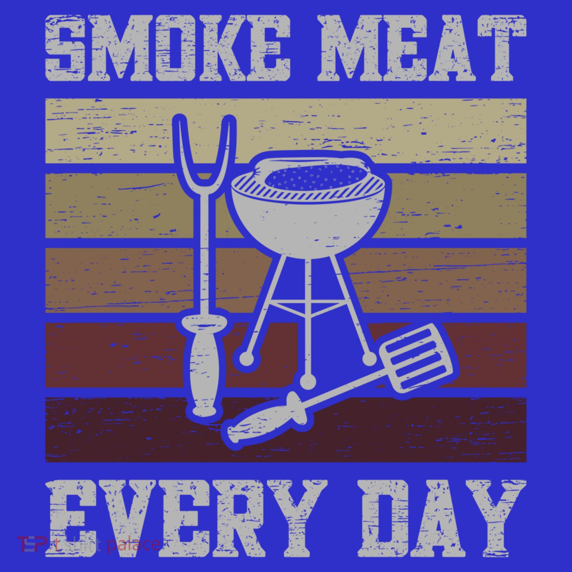 Smoke Meat Everyday Barbecue Grill Griller Grillfather Gift Women's Tank Top