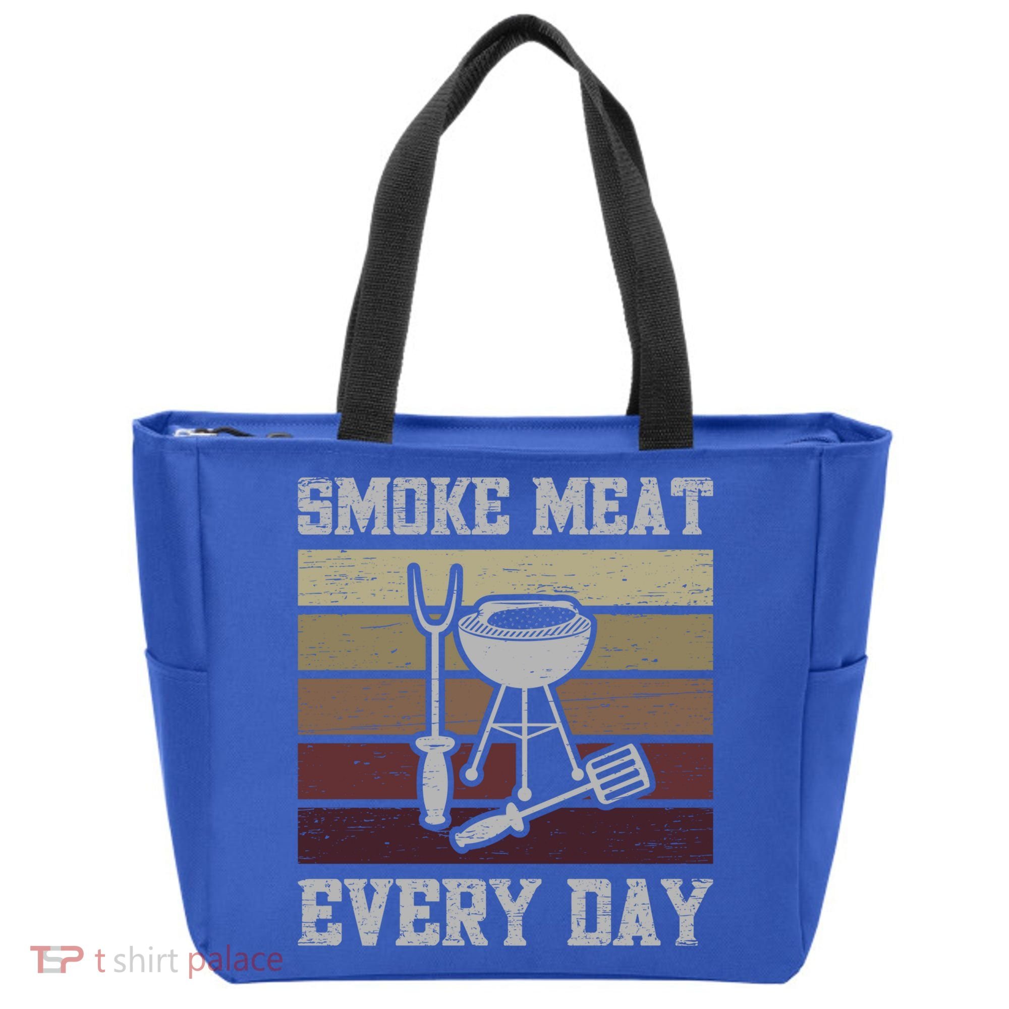 Smoke Meat Everyday Barbecue Grill Griller Grillfather Gift Tote Bag