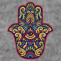 Spiritual Mystic Eye Third Eye All Seeing Eye Hamsa Hand Toddler Hoodie thumb 2