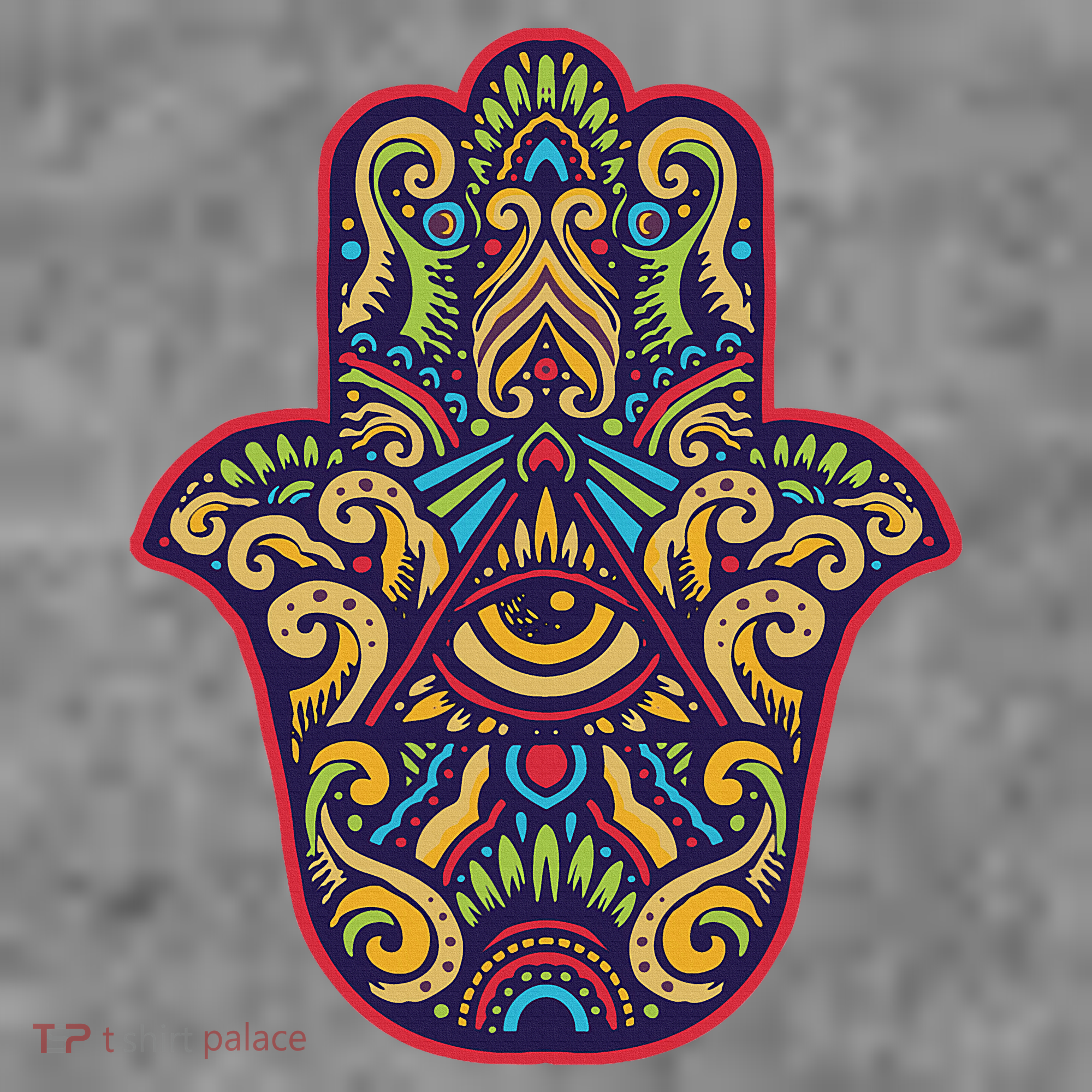 Spiritual Mystic Eye Third Eye All Seeing Eye Hamsa Hand Toddler Hoodie