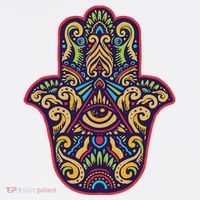 Spiritual Mystic Eye Third Eye All Seeing Eye Hamsa Hand T-Shirt thumb 7