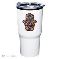 Spiritual Mystic Eye Third Eye All Seeing Eye Hamsa Hand Tumbler thumb 0