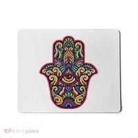 Spiritual Mystic Eye Third Eye All Seeing Eye Hamsa Hand Mousepad thumb 0
