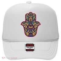 Spiritual Mystic Eye Third Eye All Seeing Eye Hamsa Hand Hat thumb 0