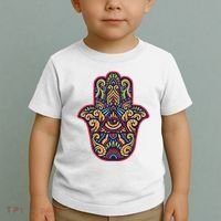 Spiritual Mystic Eye Third Eye All Seeing Eye Hamsa Hand Toddler T-Shirt thumb 2