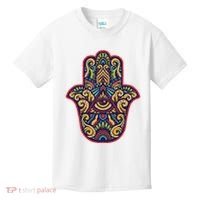Spiritual Mystic Eye Third Eye All Seeing Eye Hamsa Hand Kids T-Shirt thumb 0