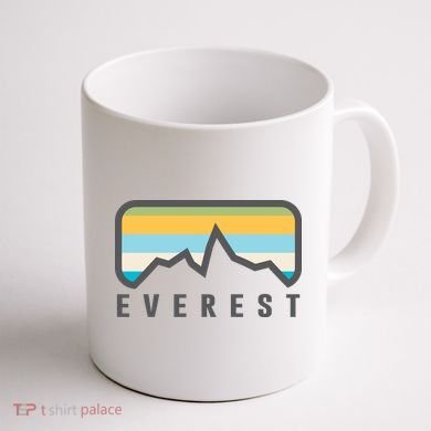 Simple Mount Everest Coffee Mug back