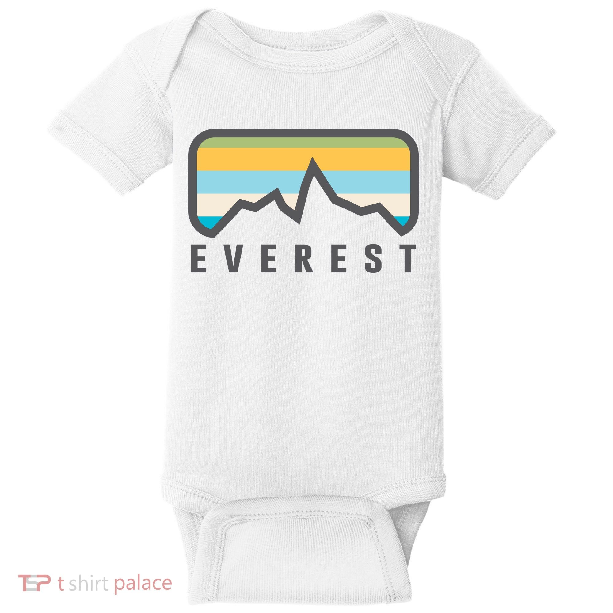 Simple Mount Everest Baby Bodysuit