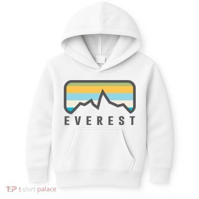 Simple Mount Everest Kids Hoodie