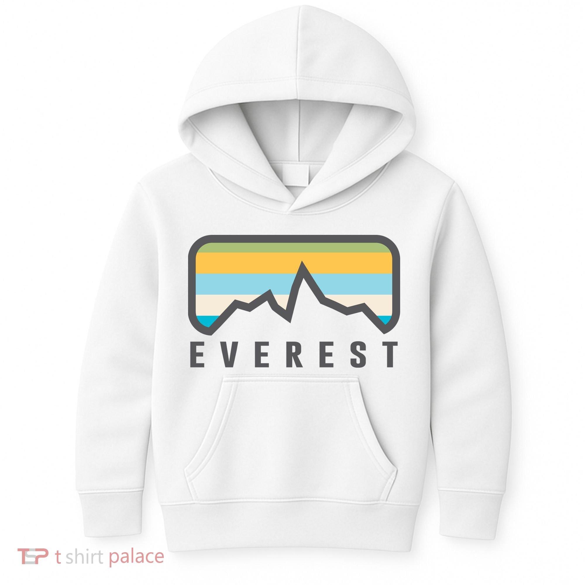 Simple Mount Everest Kids Hoodie