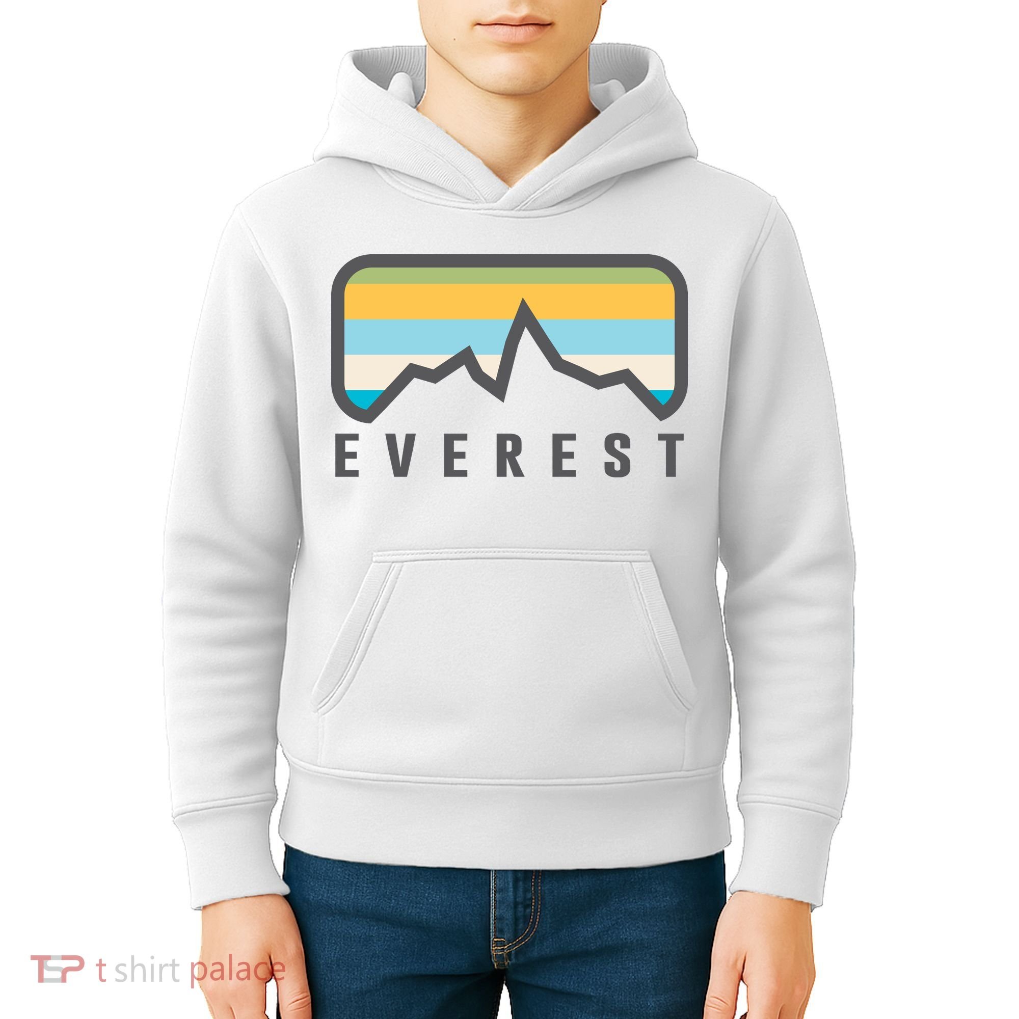 Simple Mount Everest Kids Hoodie