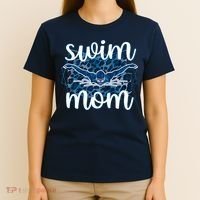 Swim Mom For MotheS Day T-Shirt thumb 4