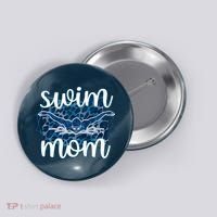 Swim Mom For MotheS Day Button thumb 0