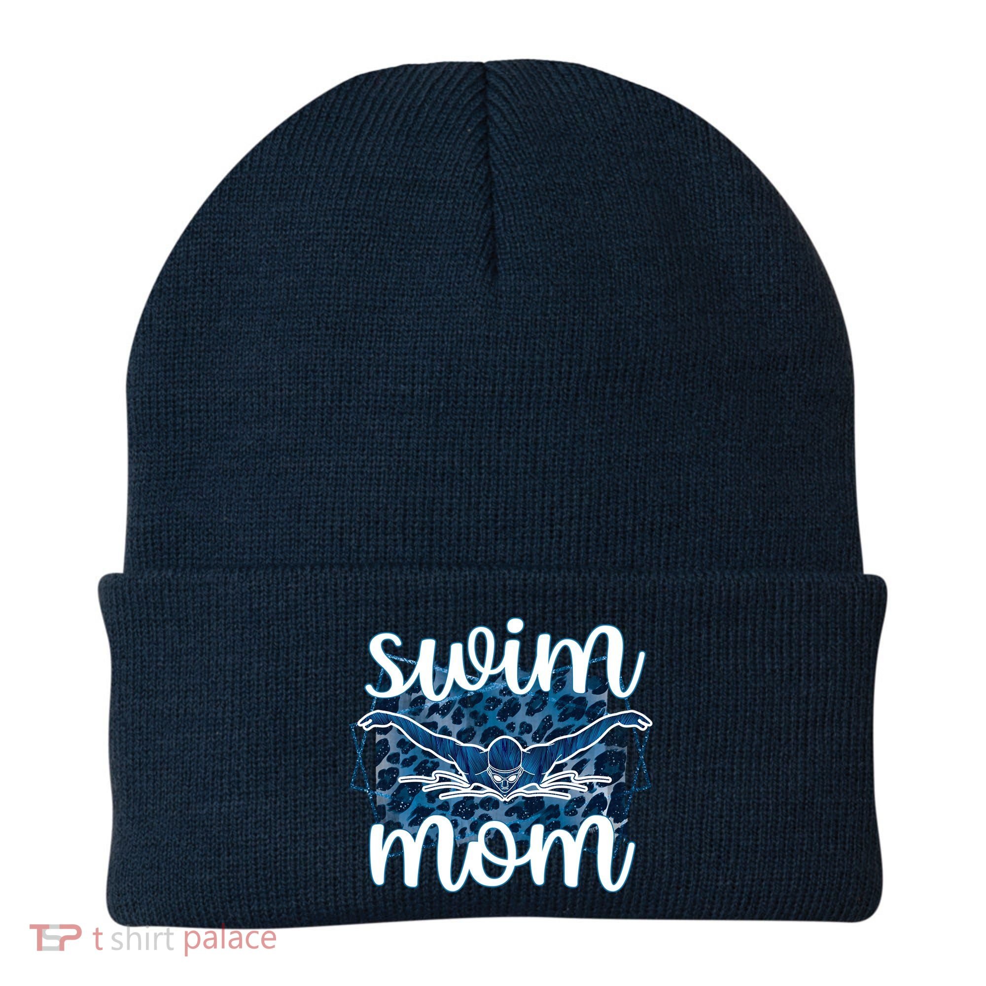 Swim Mom For MotheS Day Beanie