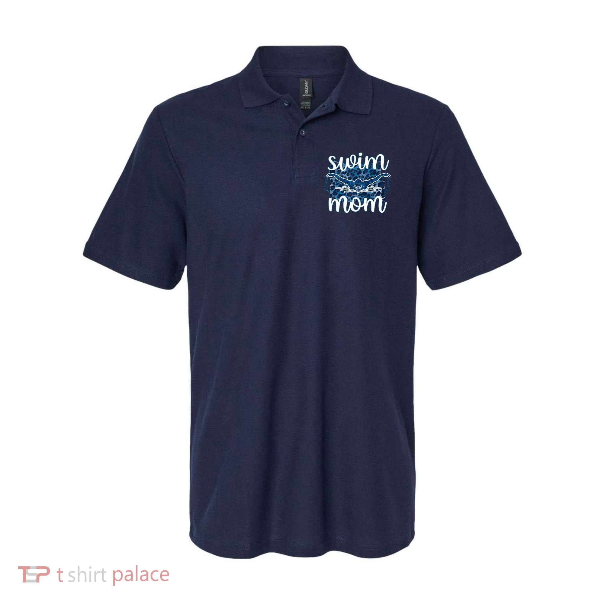 Swim Mom For MotheS Day Polo