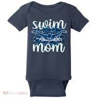 Swim Mom For MotheS Day Baby Bodysuit thumb 0