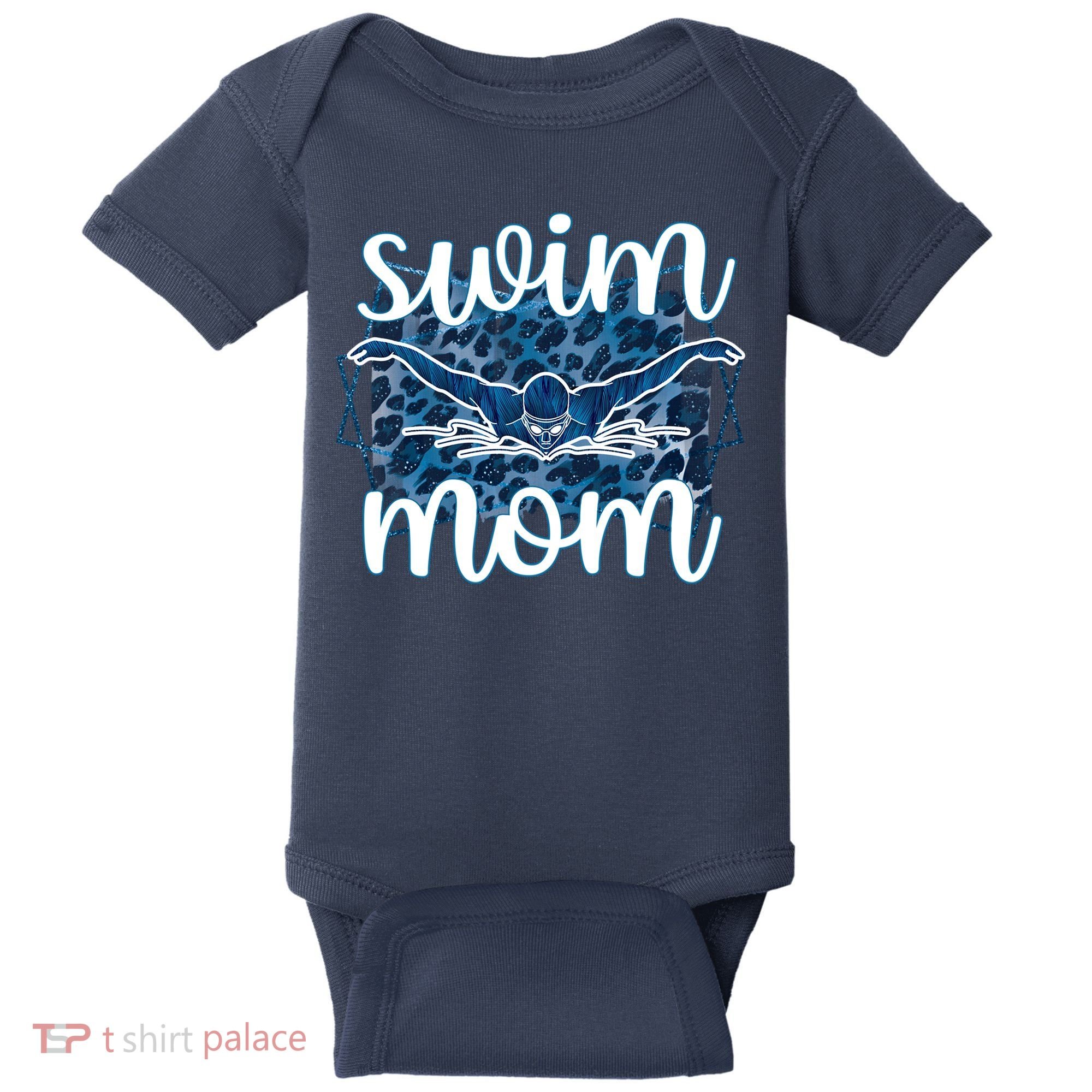 Swim Mom For MotheS Day Baby Bodysuit