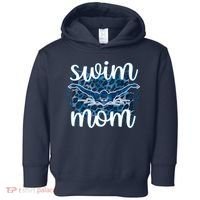Swim Mom For MotheS Day Toddler Hoodie thumb 0