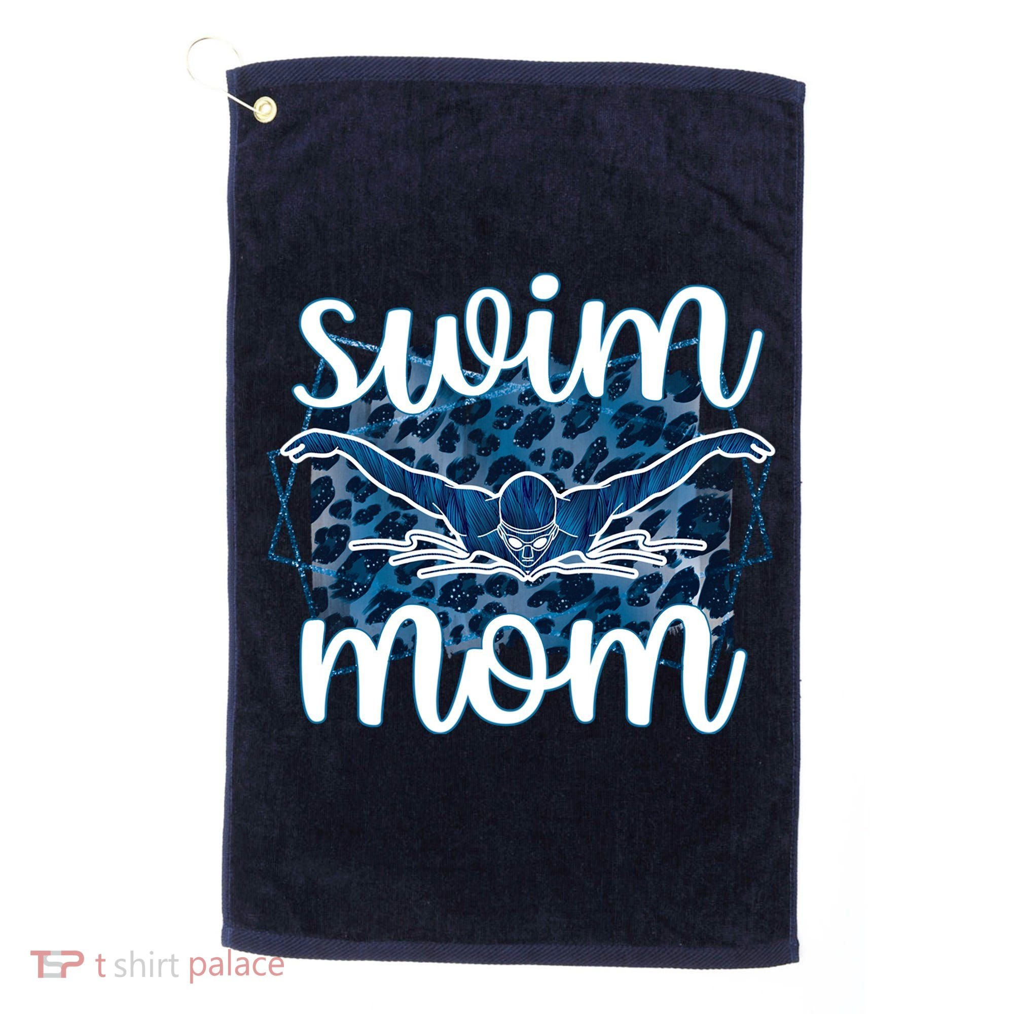 Swim Mom For MotheS Day Golf Towel