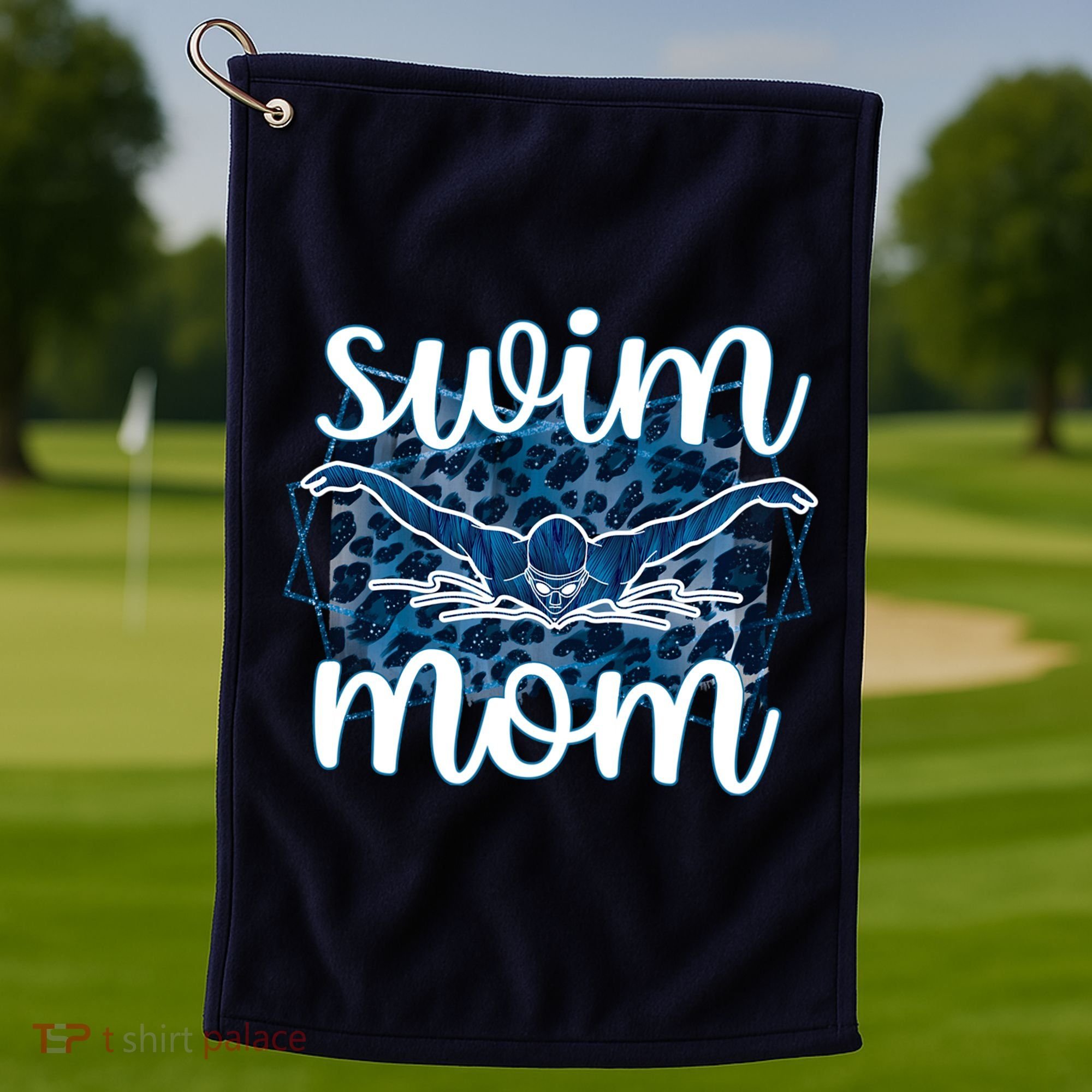 Swim Mom For MotheS Day Golf Towel