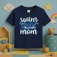 Swim Mom For MotheS Day Toddler T-Shirt thumb 3