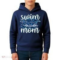 Swim Mom For MotheS Day Kids Hoodie thumb 4