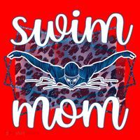 Swim Mom For MotheS Day Santa Hat thumb 1