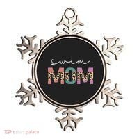 Swim Mom Funny Swimmer Swimming Lover Gift Leopard Ornament thumb 0