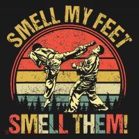 Smell My Feets Karate Smell Them Martial Art Combat Sport Mousepad thumb 1