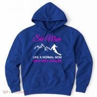 Ski Mom Funny Skiing Mama Mother Winter Sport Lover Gift Hoodie thumb 0