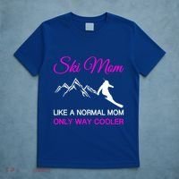 Ski Mom Funny Skiing Mama Mother Winter Sport Lover Gift T-Shirt thumb 5
