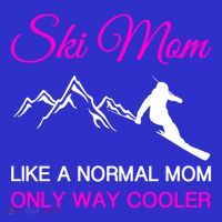 Ski Mom Funny Skiing Mama Mother Winter Sport Lover Gift T-Shirt thumb 7