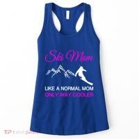 Ski Mom Funny Skiing Mama Mother Winter Sport Lover Gift Women's Tank Top thumb 0