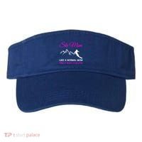 Ski Mom Funny Skiing Mama Mother Winter Sport Lover Gift Visor thumb 0