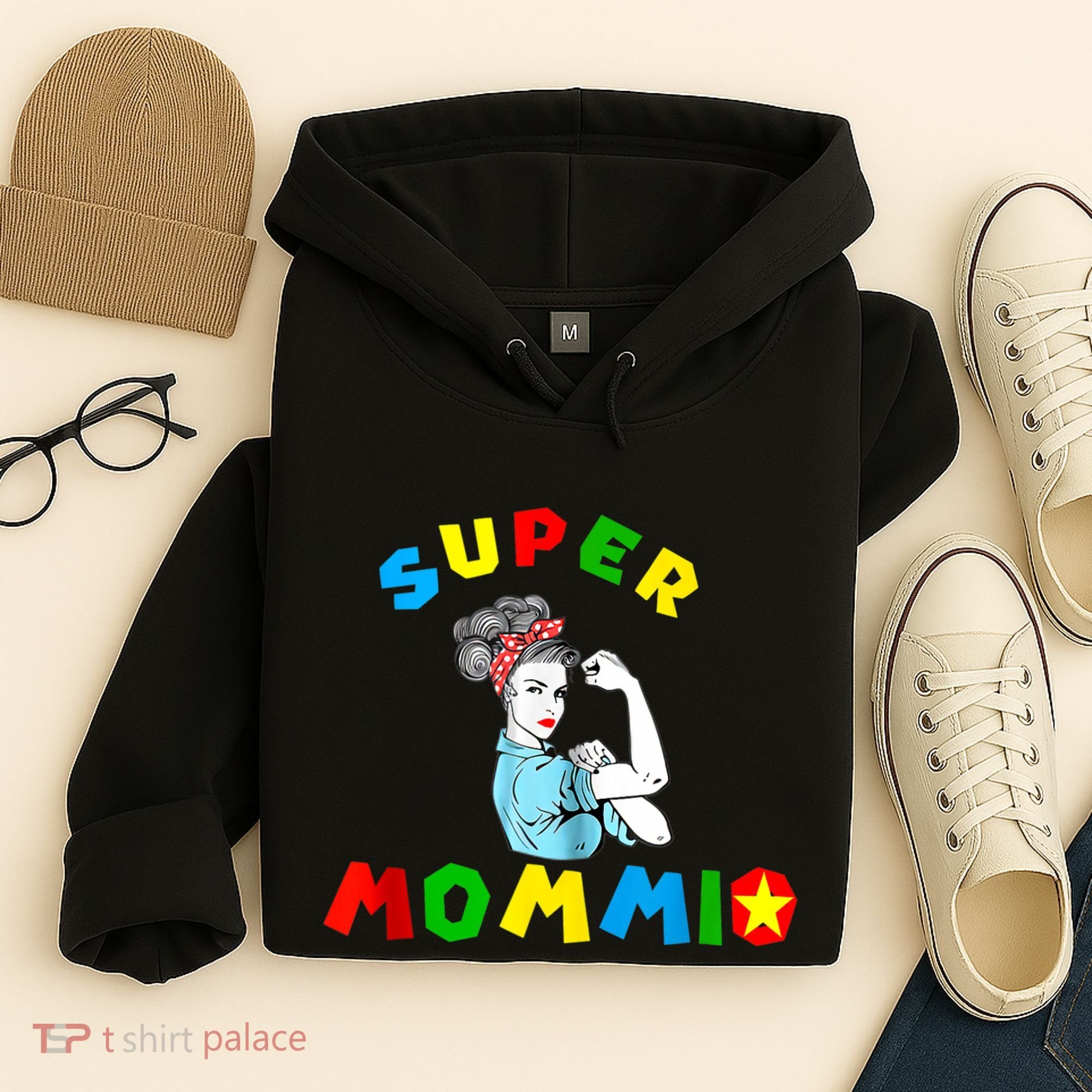 Super Mommio Funny Mommy Mothers Day Hoodie
