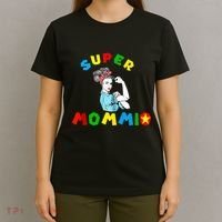 Super Mommio Funny Mommy Mothers Day T-Shirt thumb 4
