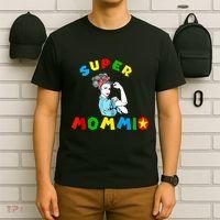 Super Mommio Funny Mommy Mothers Day T-Shirt thumb 6