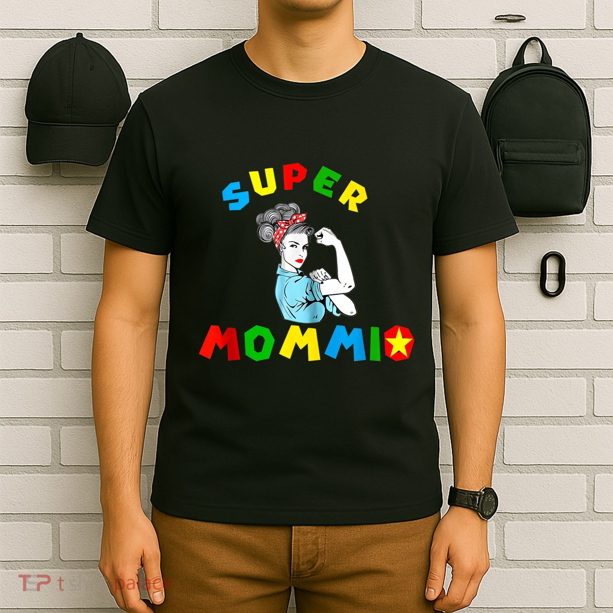 Super Mommio Funny Mommy Mothers Day T-Shirt