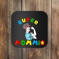 Super Mommio Funny Mommy Mothers Day Coaster thumb 0