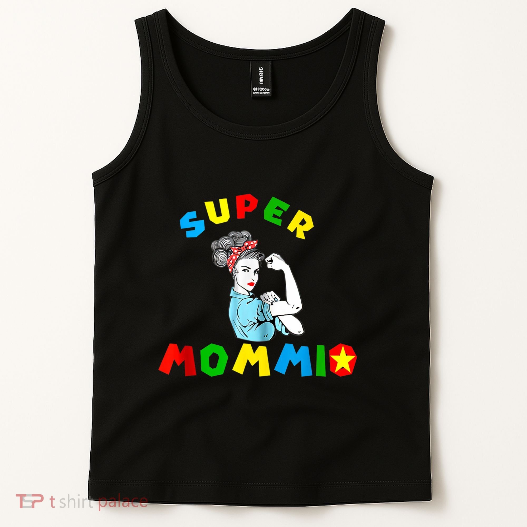 Super Mommio Funny Mommy Mothers Day Tank Top