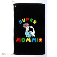 Super Mommio Funny Mommy Mothers Day Golf Towel thumb 0